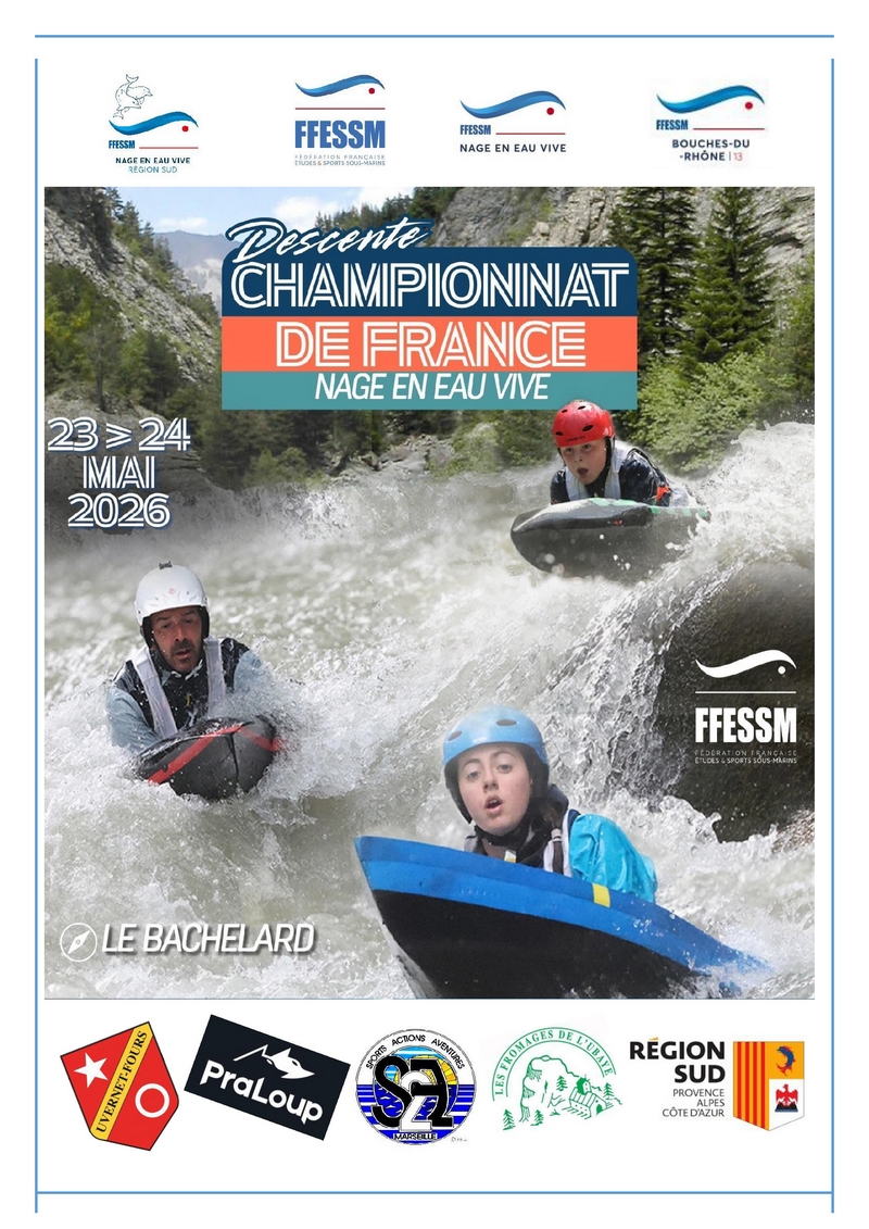 eauvive-2026-1 Championnat De France 2026 Descente Nage en Eau Vive Le Bachelard